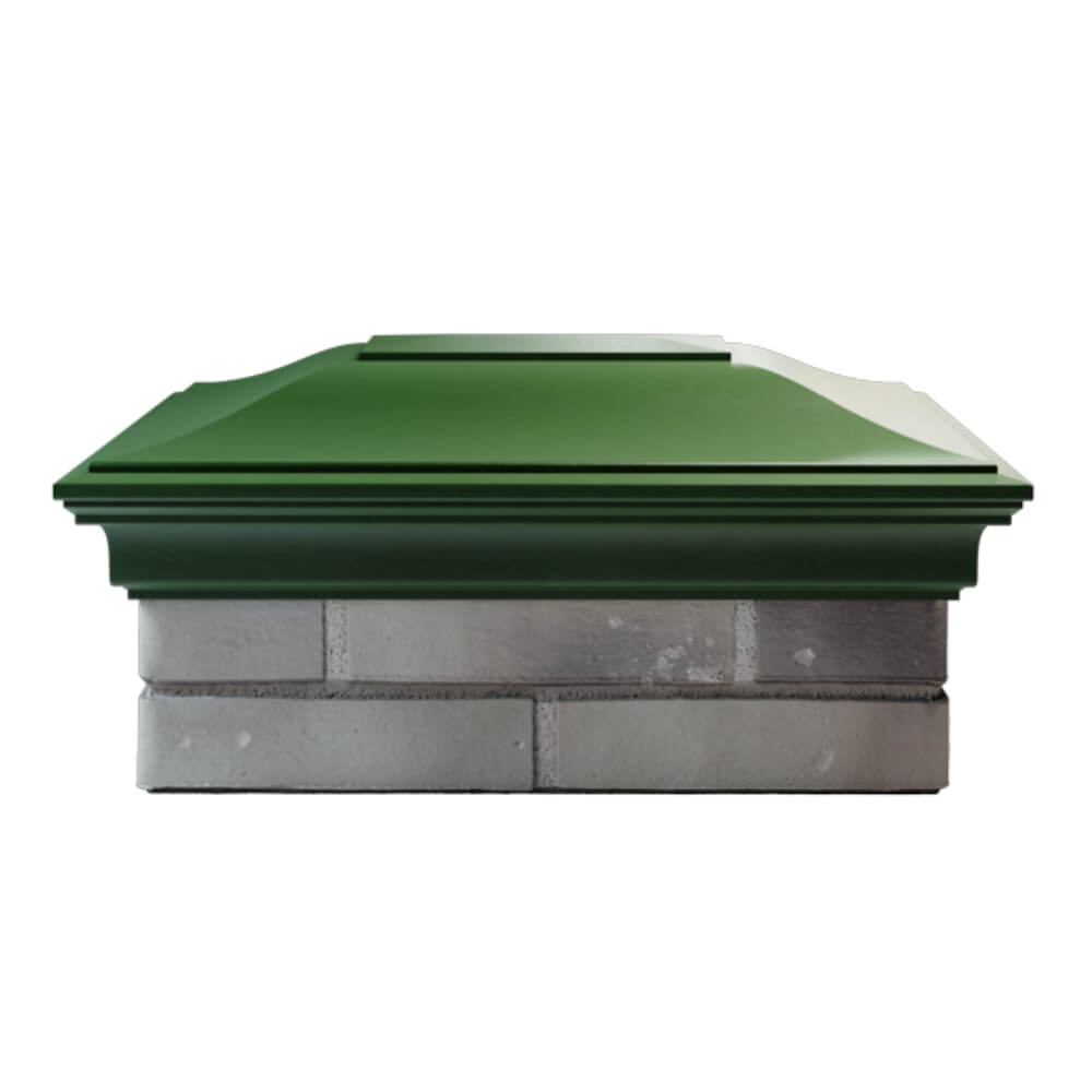 Колпак Zking Монблан Зеленый на столб 2х1.5 кирпича (515х385мм) в Симферополе фото