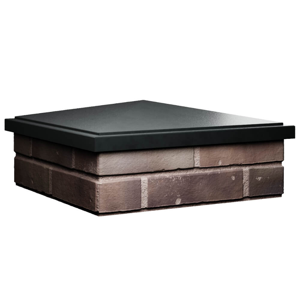 Колпак Zking БонаМоно Черный на столб 2х2 кирпича (515х515, 530х530мм) в Симферополе фото