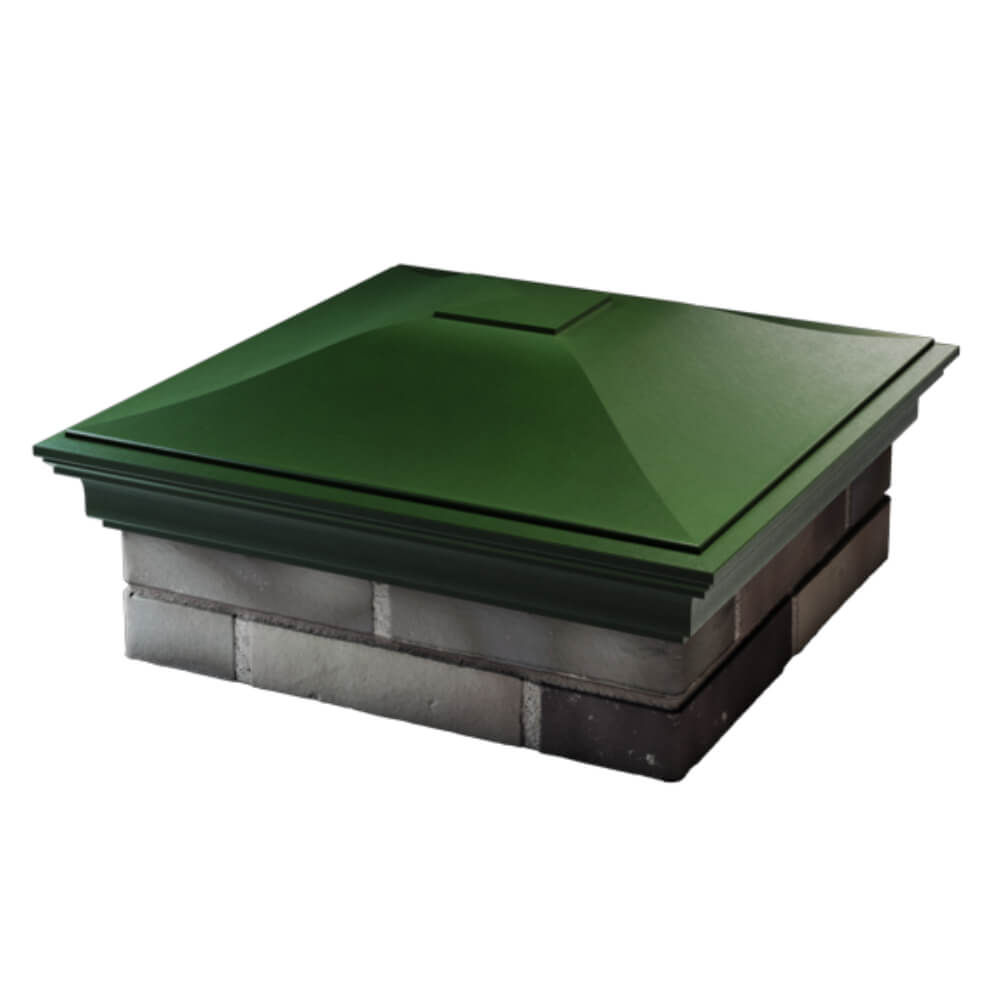 Колпак Zking Монблан Зеленый на столб 2х2 кирпича (515х515мм) в Симферополе фото