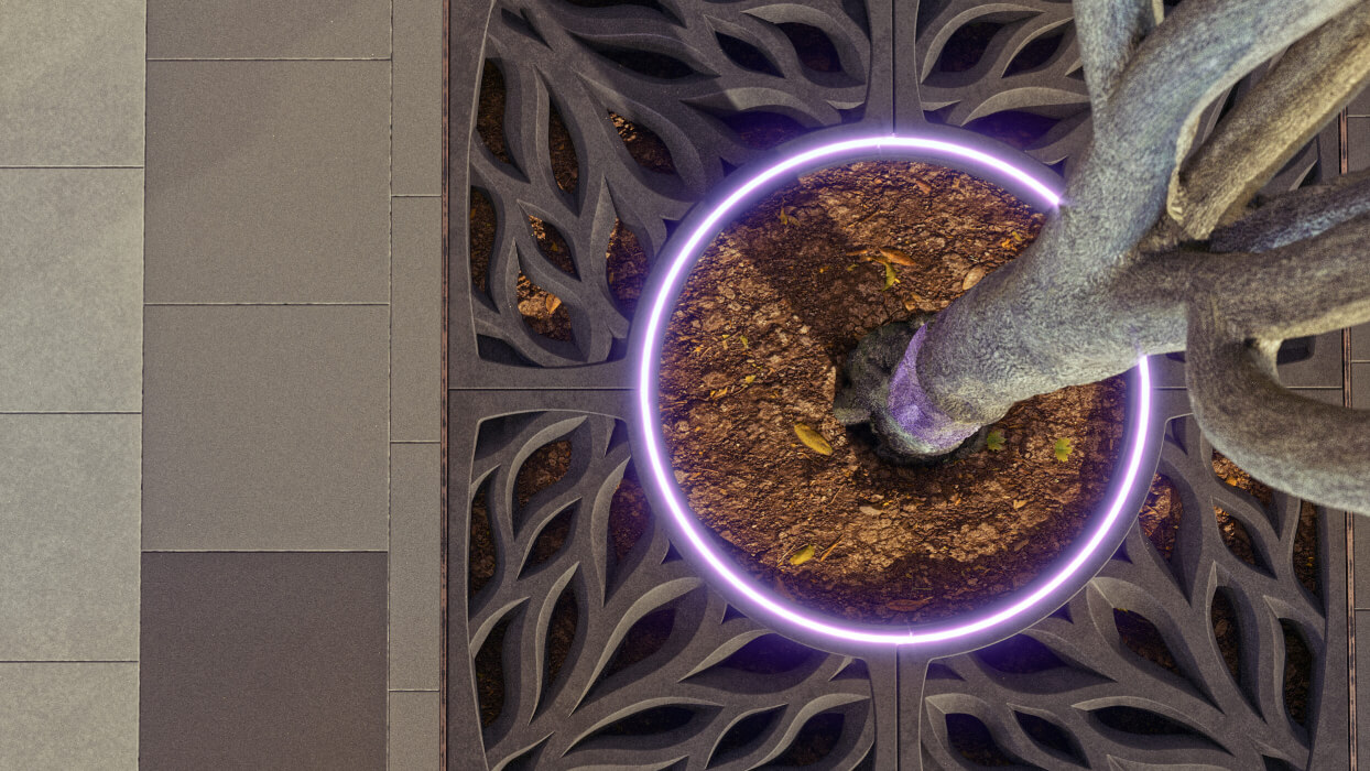 Приствольная решетка для дерева ZKING CRUST 1.2х1.2м Черная в Симферополе фото