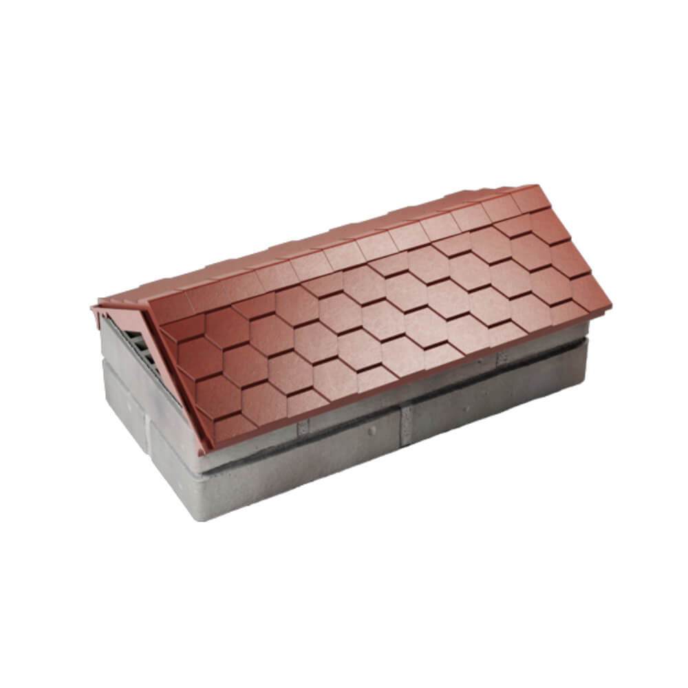 Парапет Zking Эверест Красный с посадкой на 1 кирпич (200/225/255мм) в Симферополе фото