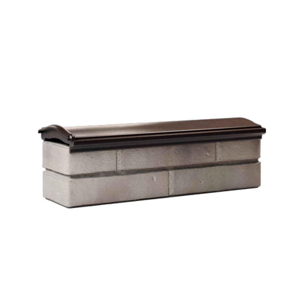 Парапет Zking Монблан Коричневый посадка на 0.5 кирпича (130мм) Симферополь фото