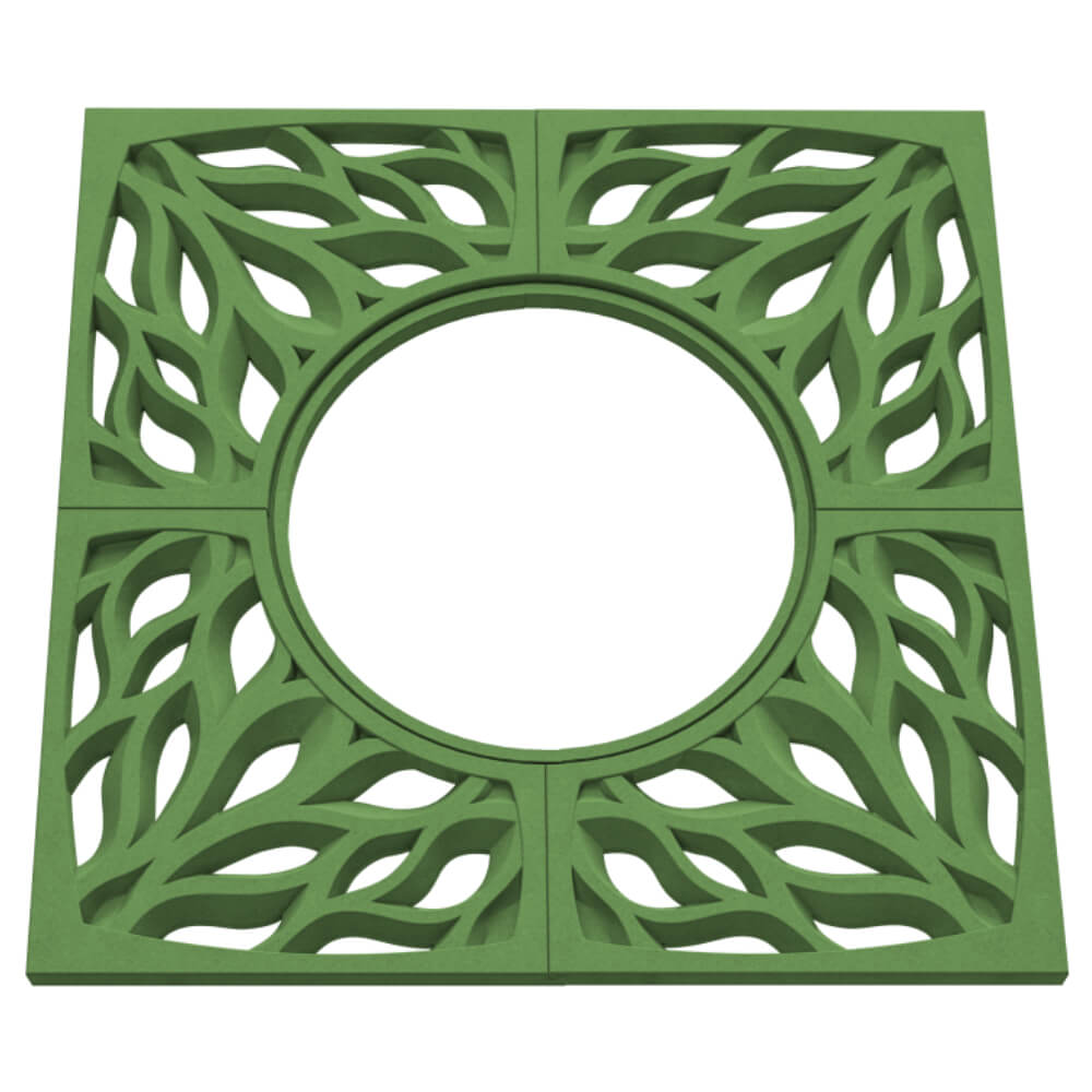 Приствольная решетка для дерева ZKING CRUST 1.2х1.2м Зеленая в Симферополе фото