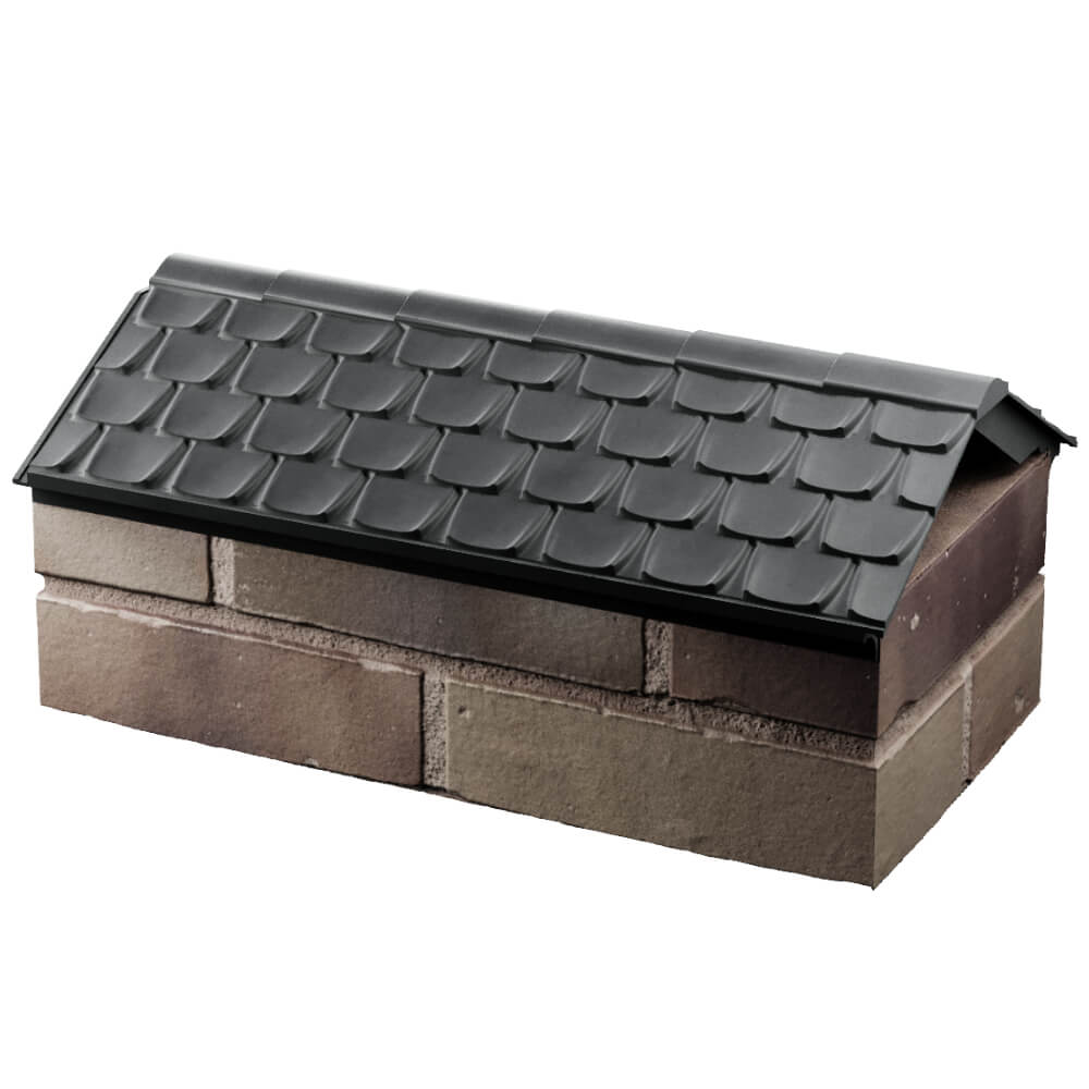 Парапет Zking Эльбрус Серый с посадкой на 1 кирпич (255мм) в Симферополе фото