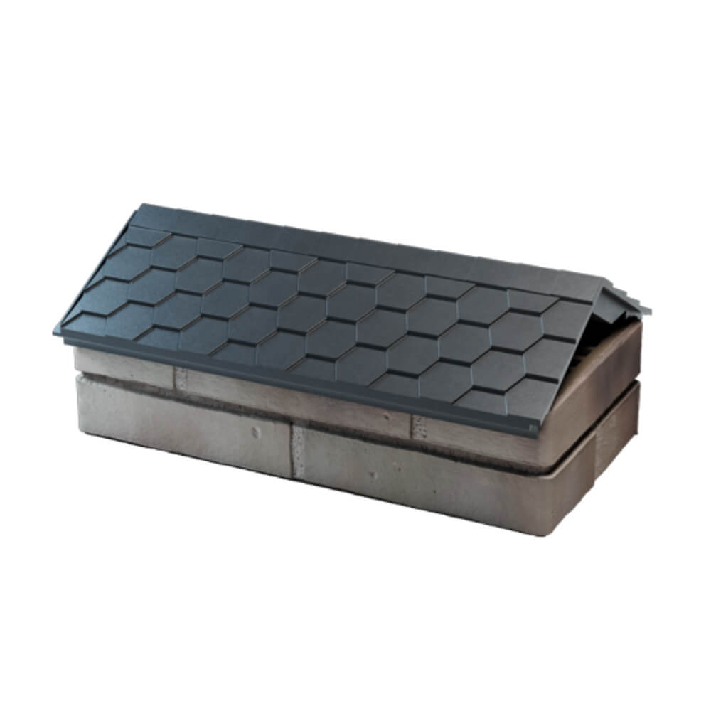 Парапет Zking Эверест Серый с посадкой на 1 кирпич (200/225/255мм) в Симферополе фото