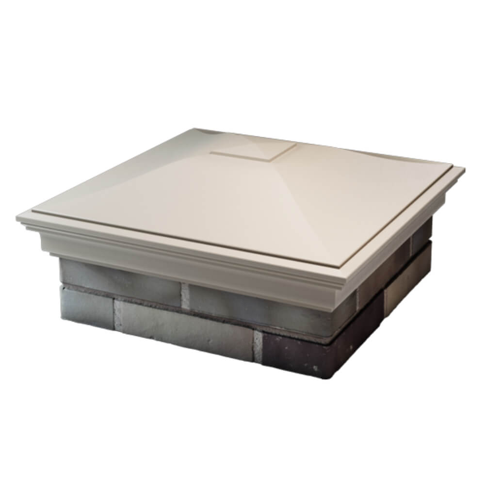 Колпак Zking Монблан Бежевый на столб 2х2 кирпича (515х515мм) в Симферополе фото