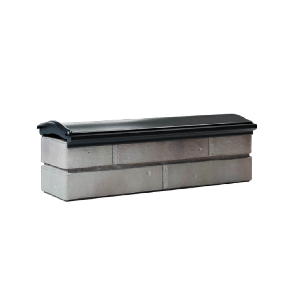 Парапет Zking Монблан Черный посадка на 0.5 кирпича (130мм) Симферополь фото