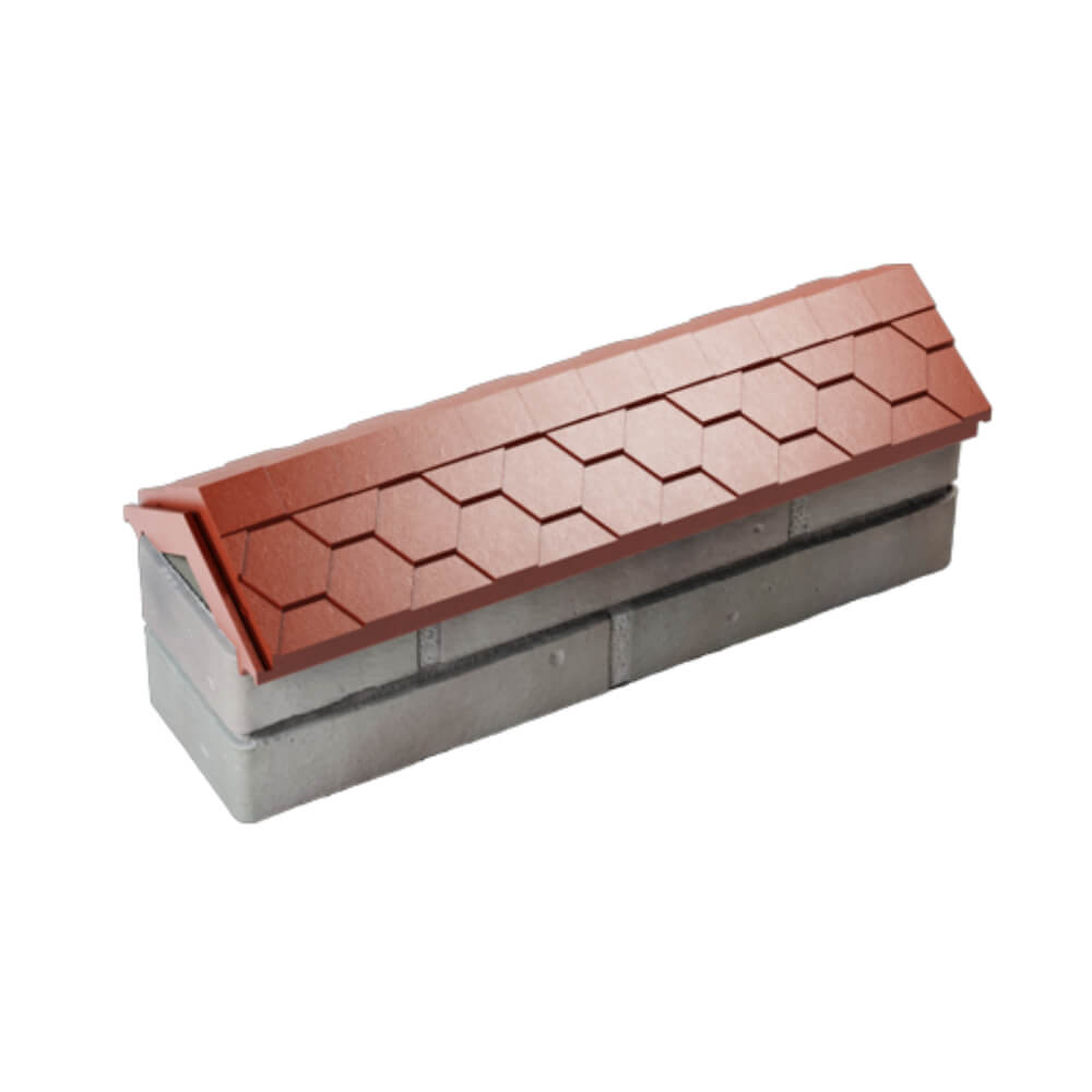 Парапет Zking Эверест Красный с посадкой на 0.5 кирпича (130мм) в Симферополе фото