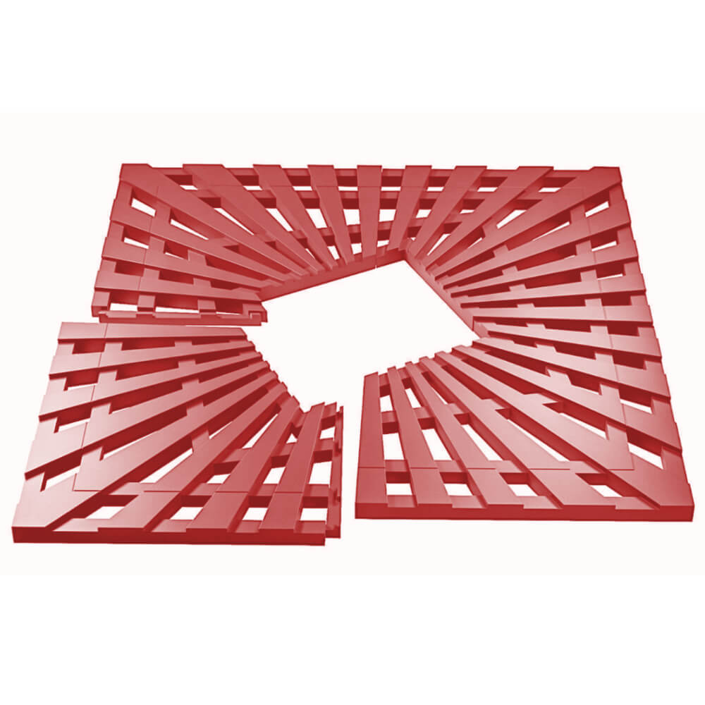 Приствольная решетка для дерева ZKING ATMOSPHERE 1.2х1.2м Красная в Симферополе фото