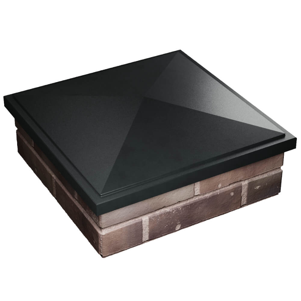 Колпак Zking БонаМоно Черный на столб 2х2 кирпича (515х515, 530х530мм) в Симферополе фото