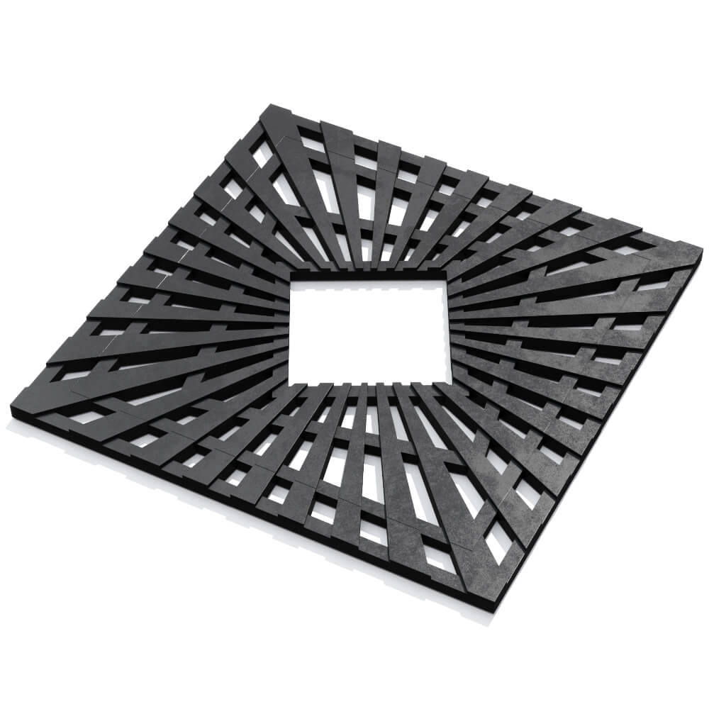 Приствольная решетка для дерева ZKING ATMOSPHERE 1.2х1.2м Черная в Симферополе фото