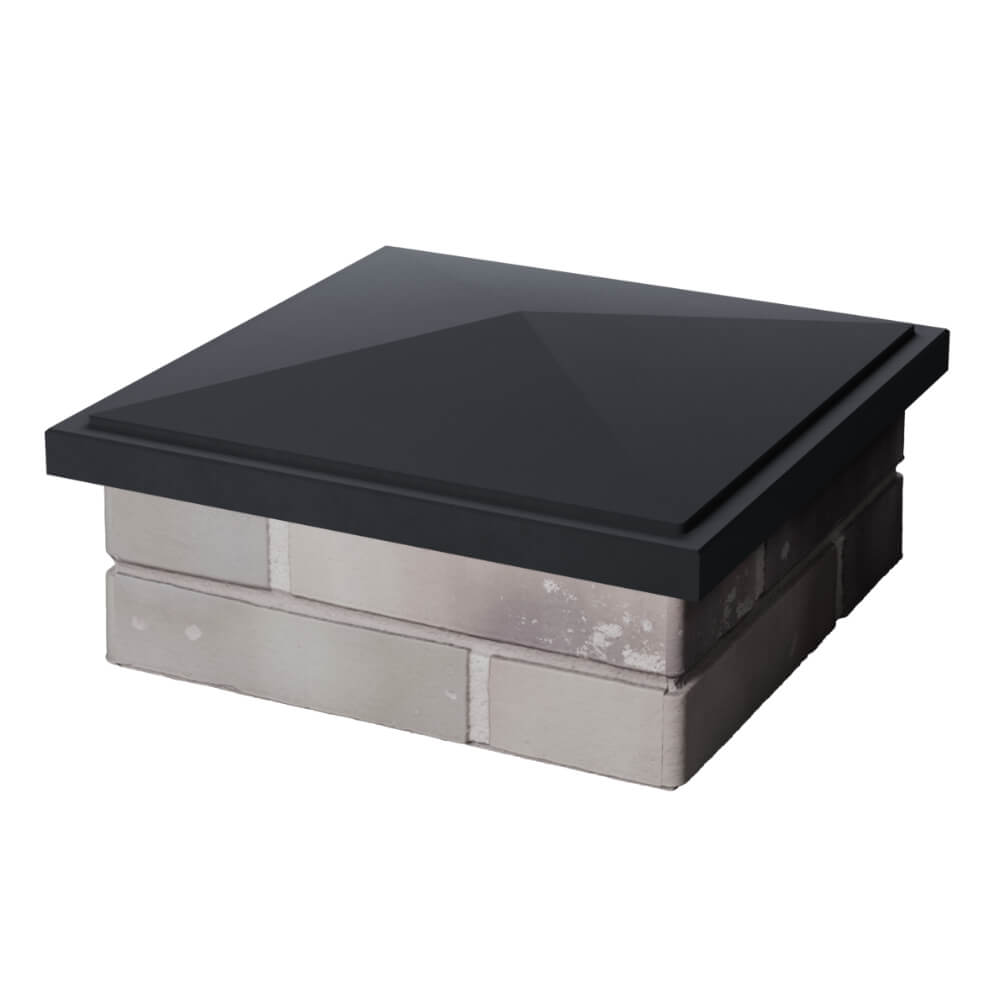 Колпак Zking БонаМоно Серый на столб 1.5х1.5 кирпича (385х385, 400х400мм) в Симферополе фото