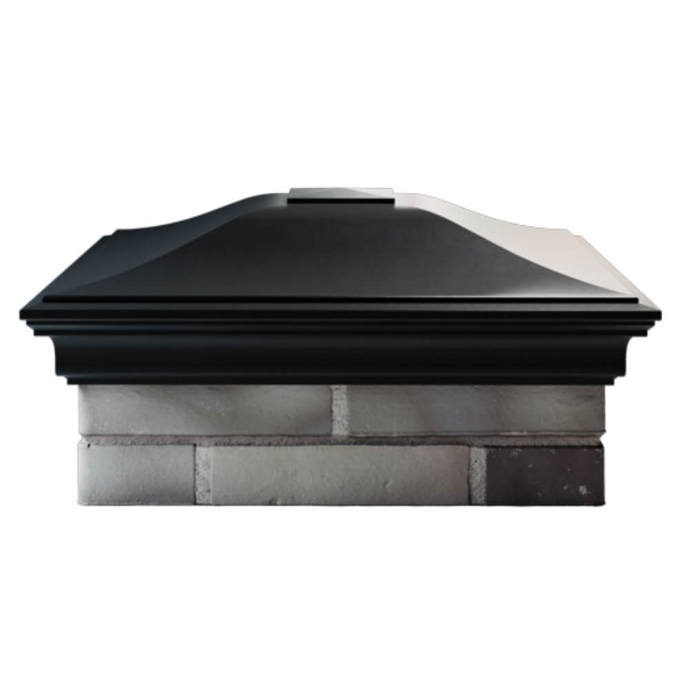 Колпак Zking Монблан Черный на столб 2х2 кирпича (515х515мм) в Симферополе фото