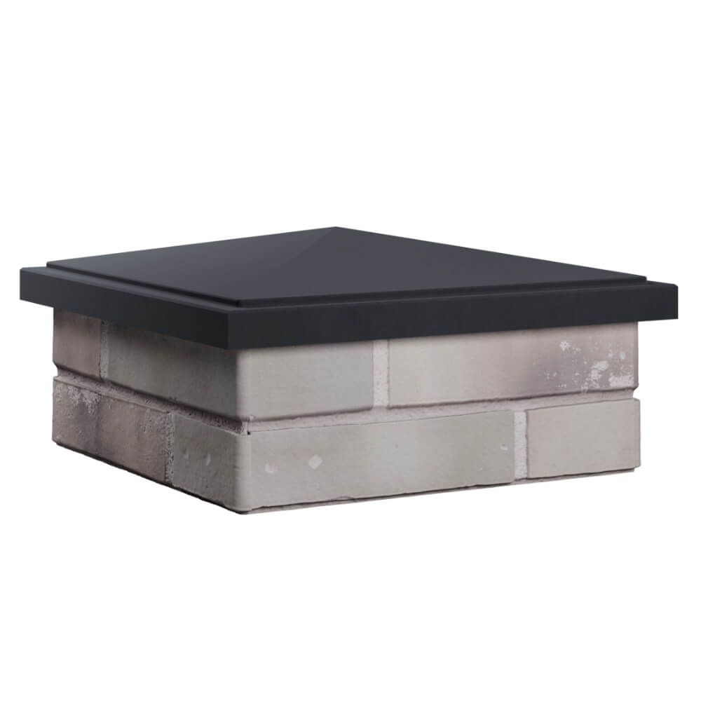 Колпак Zking БонаМоно Серый на столб 1.5х1.5 кирпича (385х385, 400х400мм) в Симферополе фото