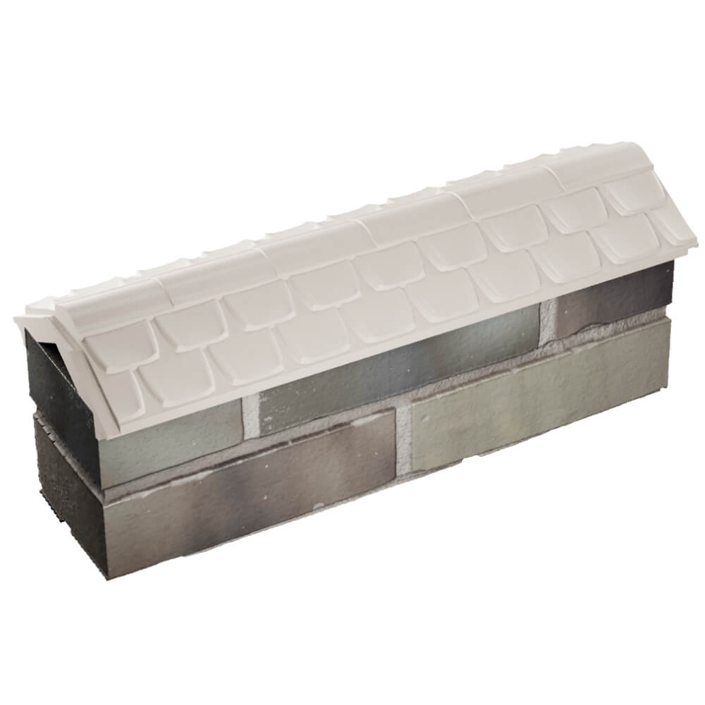 Парапет Zking Эльбрус Бежевый с посадкой на 0.5 кирпича (130мм) в Симферополе фото