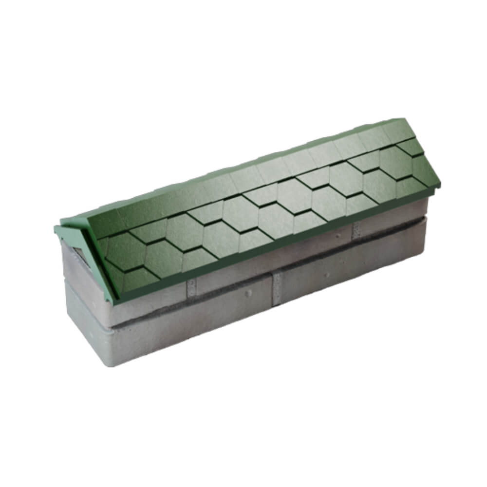 Парапет Zking Эверест Зеленый с посадкой на 0.5 кирпича (130мм) в Симферополе фото