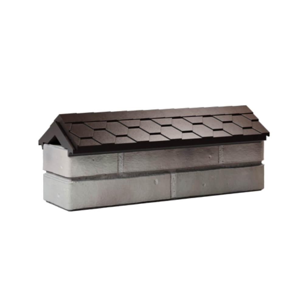 Парапет Zking Эверест Коричневый с посадкой на 0.5 кирпича (130мм) Симферополь фото