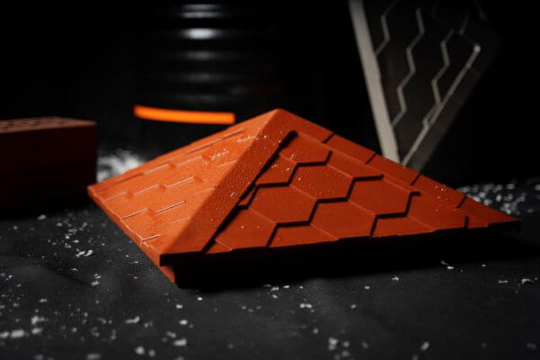 Колпак Zking Эверест Красный на столб 1.5х1.5 кирпича (390х390мм) в Симферополе фото