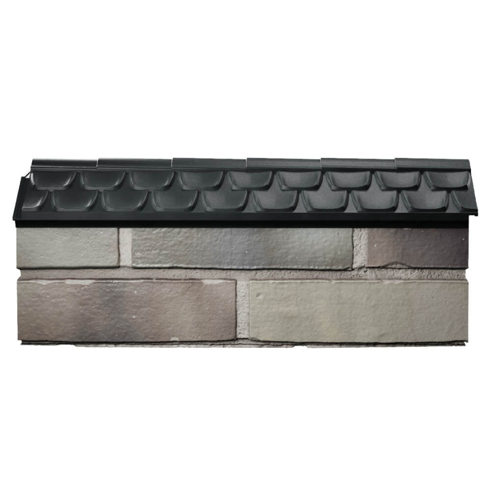 Парапет Zking Эльбрус Черный с посадкой на 0.5 кирпича (130мм) в Симферополе фото