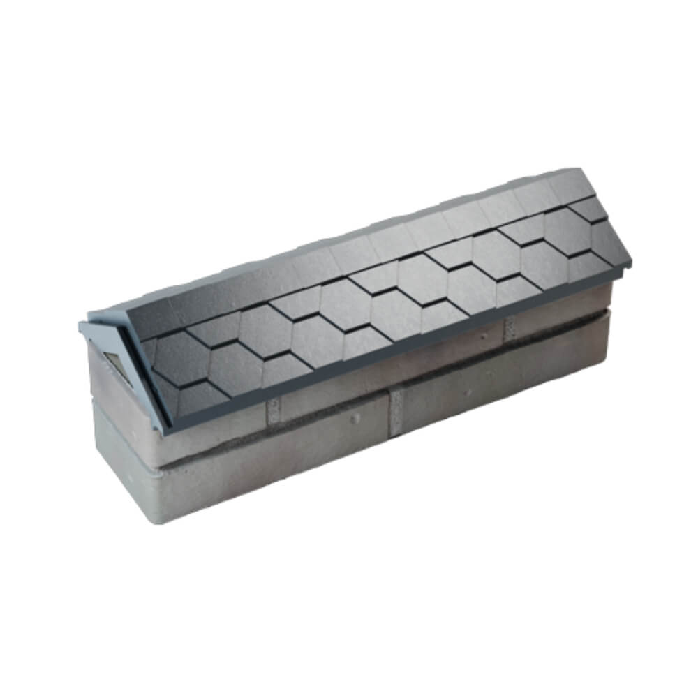 Парапет Zking Эверест Серый с посадкой на 0.5 кирпича (130мм) в Симферополе фото